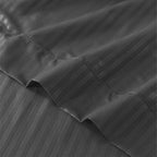 Luxury Striped Bed Sheet Set 3 or 4 Pcs – Hotel-Quality Deep Pocket 16", Extra Soft Breathable Cooling Sheets, Wrinkle & Fade Resistant, Twin Twin XL Full Queen King Cal King, 11 Colors
