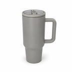 40oz Insulated Tumbler with Straw & Handle - Double Wall Stainless Steel Vacuum Cup for Hot & Cold Drinks, Reusable Travel Mug, 8 Colors | Nuvia Haven