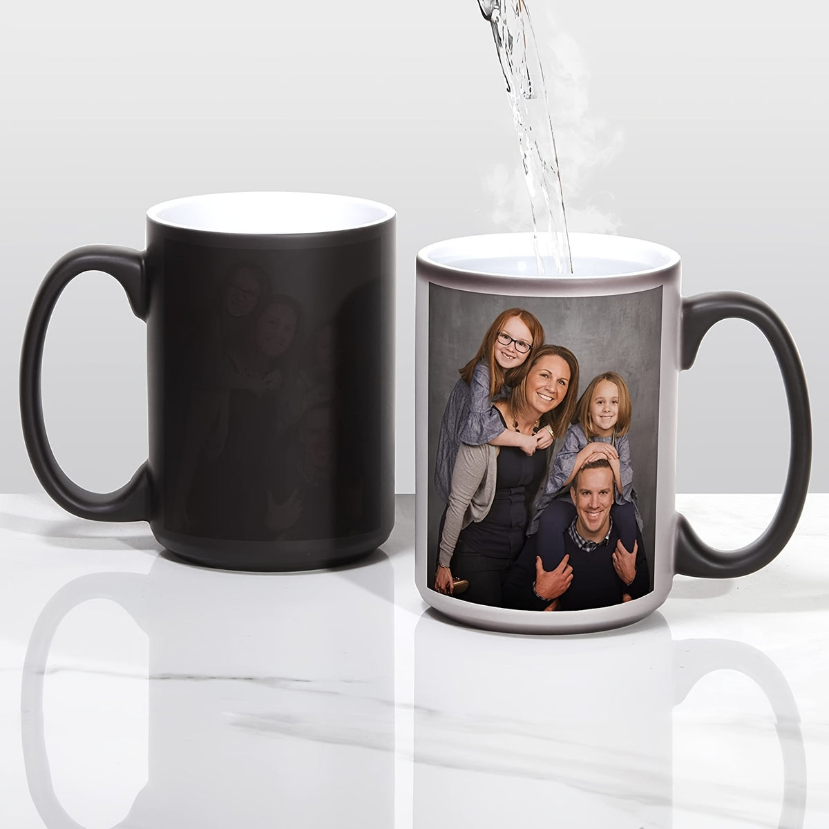 Color Changing Mugs 12 Pack – Heat Sensitive Sublimation Coffee Cups Reveal Design When Hot, 11oz & 15oz | Perfect for Parties & Gifts