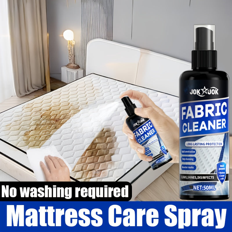 Mattress Care Spray Multi-Purpose Fabric Refresher 1.69 oz No Wash No Disassembly Needed Unscented Glycerin Formula Deep Penetrating for Mattress Sofa Fabric and Tech Fabrics Includes Towel
