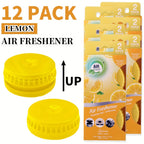Air Freshener Odor Eliminator 4-Pack and 12-Pack Lasts Up to 30 Days Each for Bathroom Kitchen Garbage Can Cat Litter Box Car 6 Scents Lavender Lemon Paeonia