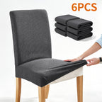 Dining Chair Covers 4/6pcs Set Washable Pet Friendly Dirt & Wear Resistant – Versatile Stretch Slipcovers for Home & Restaurant Seating, 12 Colors