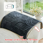 Plush Non-Slip Sofa Cover – Modern Luxurious Pet-Friendly Stretch Couch Protector for Living Room, Bedroom & Office, Soft Polyester Fabric, Breathable & Stylish, Machine Washable, No Print, 4 Sizes