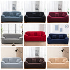 Printed L Shape Sofa Cover with Pillowcase – High Stretch Elastic Spandex Slipcover for 1 2 3 4 Seater Sectional, Pet Dog Furniture Protector for Living Room