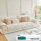 Plush Non-Slip Sofa Cushion Cover Luxury Modern Pet-Proof Breathable Seat Pad Slipcover for Couch Living Room Bedroom Office – Soft Velvet Sofa Seat Cushion Protector Home Decor