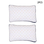 Down Alternative Bed Pillows 2 Pack – Microfiber Fill Neck & Shoulder Pain Relief, Bounce-Back Support, Breathable Mesh, for Side Back Stomach Sleepers, Non-Collapsing Sleep Pillow, 29x19 Inch