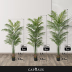Artificial Palm Tree 5 6 7 Feet Lifelike Faux Potted Plant with Moss Indoor Home Office Living Room Decor Housewarming Gift