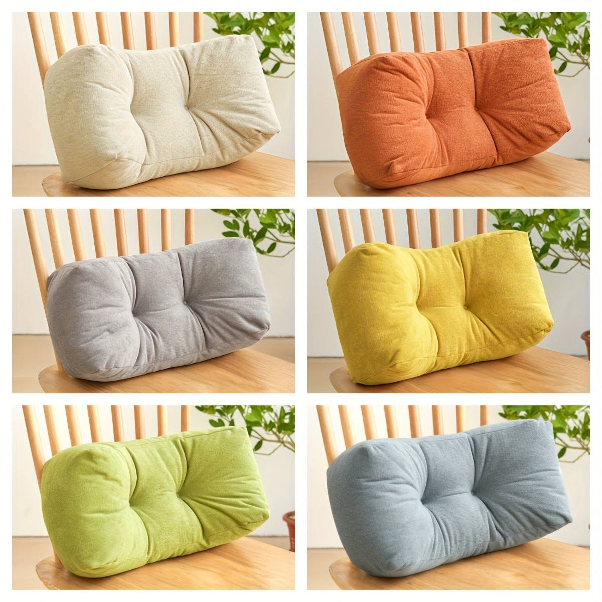 Lumbar Support Pillow Adjustable Back Cushion for Office Chair, Home, Travel & Student Dormitory – Machine Washable Ergonomic Lumbar Pillow Gift