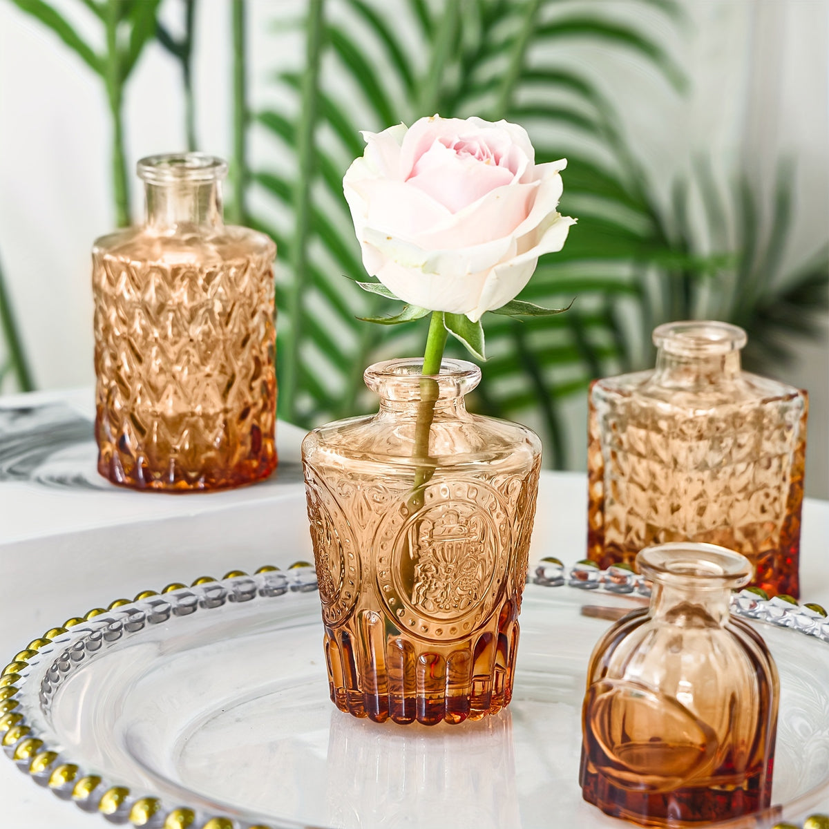 Mini Bud Vases Set of 36 Clear Small Flower Vases for Wedding Centerpieces Birthday Anniversary Party Table Decor – Mother's Day Gift