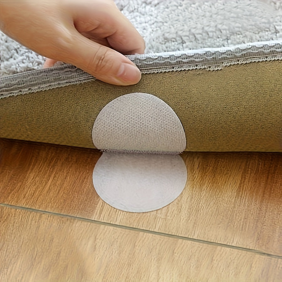 Anti-Slip Grip Pads 60 Pieces (30 Pairs) Heavy Duty - Non-Slip Furniture Grippers for Floors Mattress Sofa Rug, Strong Adhesive No Residue Reusable