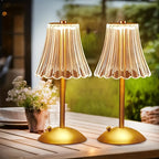 Vintage Crystal LED Table Lamp USB Rechargeable, 3-Color Dimmable Touch Control Night Light for Bedroom, Living Room, Office & Reading – Modern Elegant Design