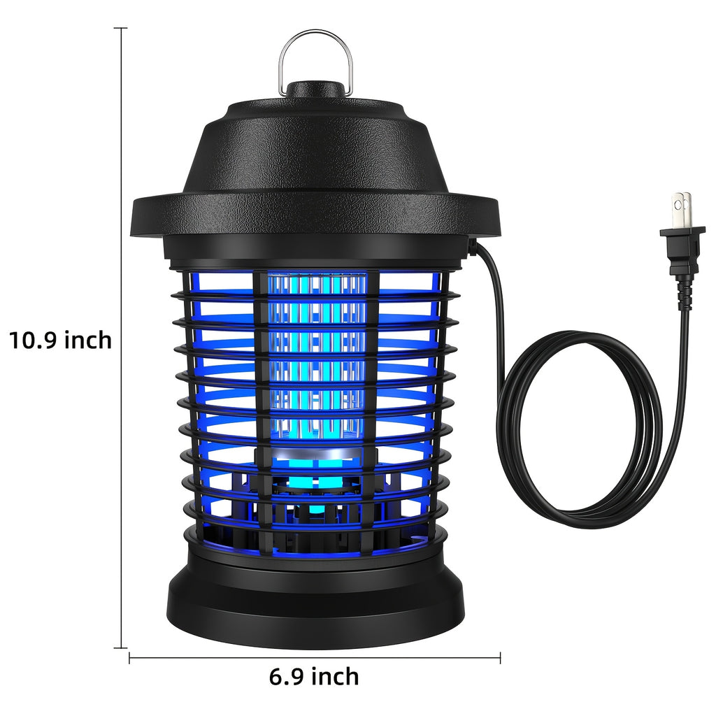 Bug Zapper Electric Mosquito Zapper Fly Trap Lamp 4000 Sq Ft Coverage 1000V Power Grid Easy Clean Removable Tray Indoor Outdoor Insect Killer Gift for Family