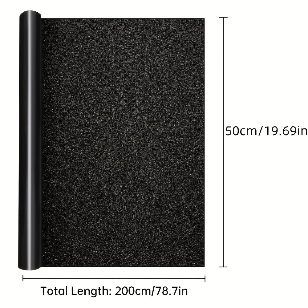 Frosted Privacy Window Film Removable PVC Glass Cling, Heat Insulation Anti-Glare Opaque Window Cover for Bathroom Home Office, 19.69×78.7in