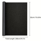 Frosted Privacy Window Film Removable PVC Glass Cling, Heat Insulation Anti-Glare Opaque Window Cover for Bathroom Home Office, 19.69×78.7in