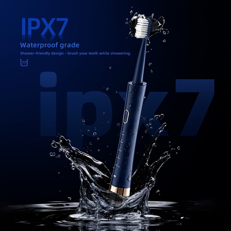 Sonic Electric Toothbrush with 8 Brush Heads - 5 Modes 31000 Vibrations IPX7 Waterproof USB Rechargeable 2 Min Timer Adults Men Women Couple Gift