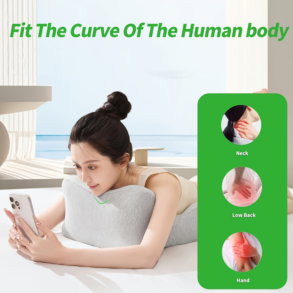 Multi-Functional Leg Pillow Waist Support Prone Sleeping Pillow Office Home Relaxation Lumbar Support Cushion for Lying Down Sleeping Phone Use - 6 Colors