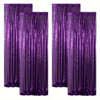 Sequin Backdrop Curtains – Glitter Party & Wedding Background Panels, 2ft×8ft per Panel, 4/6/8 Panel Sets, 29 Colors for Birthday, Stage, Bridal & Event Decor