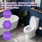 4-in-1 Toilet Cleaner Hanging Basket 5 Pack 65g – 200+ Flushes, Deodorizes & Removes Yellow Stains, Non-Corrosive Tablets for Smart, Hanging & No-Tank Toilets, 4 Fresh Scents: Ocean, Lemon, Lavender, Floral