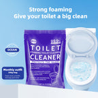 Foam Toilet Powder Cleaner 5 Pack – Fast-Acting Stain Remover, Drain Unclogger & Deodorizer for Toilets, Ocean & Floral Scent, No Harsh Chemicals, Travel & Home Use