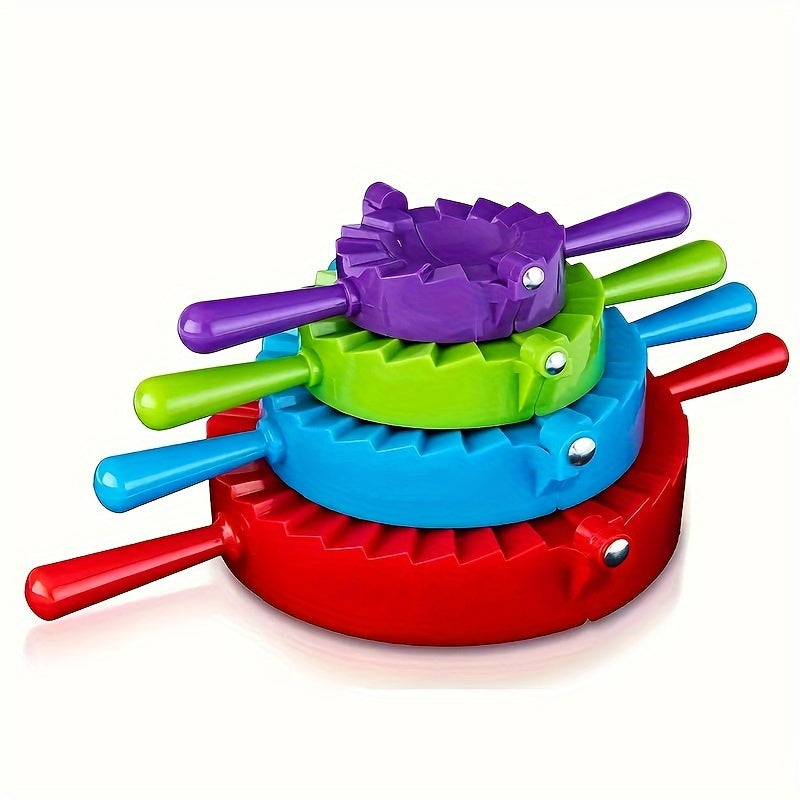 Dumpling Maker Mold Set of 4 Sizes - Dough Press for Dumplings, Wontons, Potstickers, Pies & Empanadas, Dumpling Making Tool Kit for Homemade Dumplings