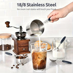 Measuring Cups & Spoons Set | Dry & Liquid | Choose 8-Piece Cups, 9-Piece Spoons, or 17-Piece Complete Set