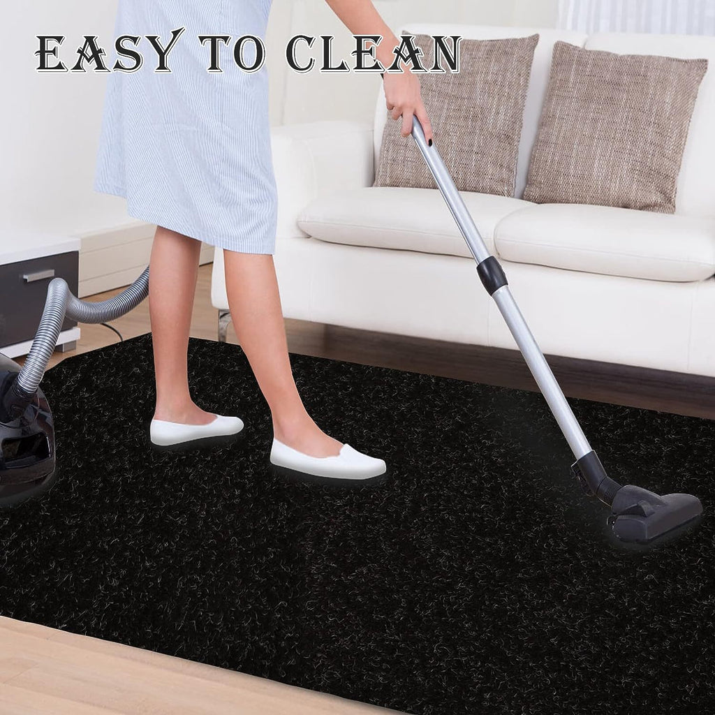 Runner Rug for Hallway Entryway Kitchen – Indoor Outdoor Non-Slip Rubber Backing, 200+ Custom Sizes, 8 Colors, Stain Resistant Low Pile Carpet Runner