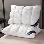 Luxury Hotel-Quality Bed Pillows Queen King Size, Hypoallergenic Plush Fill Cooling Pillow for Side Back Sleepers, Machine Washable All-Season Sleep Pillow 1 or 2 Pack
