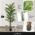Artificial Palm Tree 5 6 7 Feet Lifelike Faux Potted Plant with Moss Indoor Home Office Living Room Decor Housewarming Gift