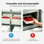 Food Storage Containers 10 Piece Set 5 Containers with Lids Stackable Freezer-Safe Food-Grade Meal Prep Bento Boxes for Fridge Meat Fruit