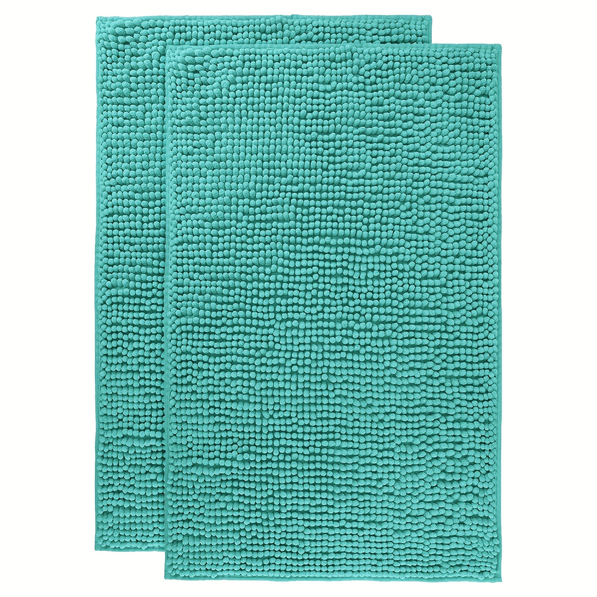 Chenille Bathroom Rug Extra Soft Absorbent Bath Mats for Bathroom Floor – Non-Slip, Water Absorbent, Machine Washable Bath Mat