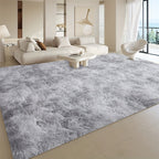 Tie-Dye Plush Fluffy Area Rug for Living Room Bedroom – Soft Non-Slip Indoor Carpet, Water-Absorbent Luxury Shaggy Mat, Modern Home Decor, Multiple Sizes