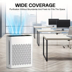 HEPA Air Purifier for Large Rooms Up to 1095 Sq Ft – PM2.5 Display, Air Quality Sensor, Auto Mode & Timer, Home Office Family Room Air Cleaner, Black White Grey Silver