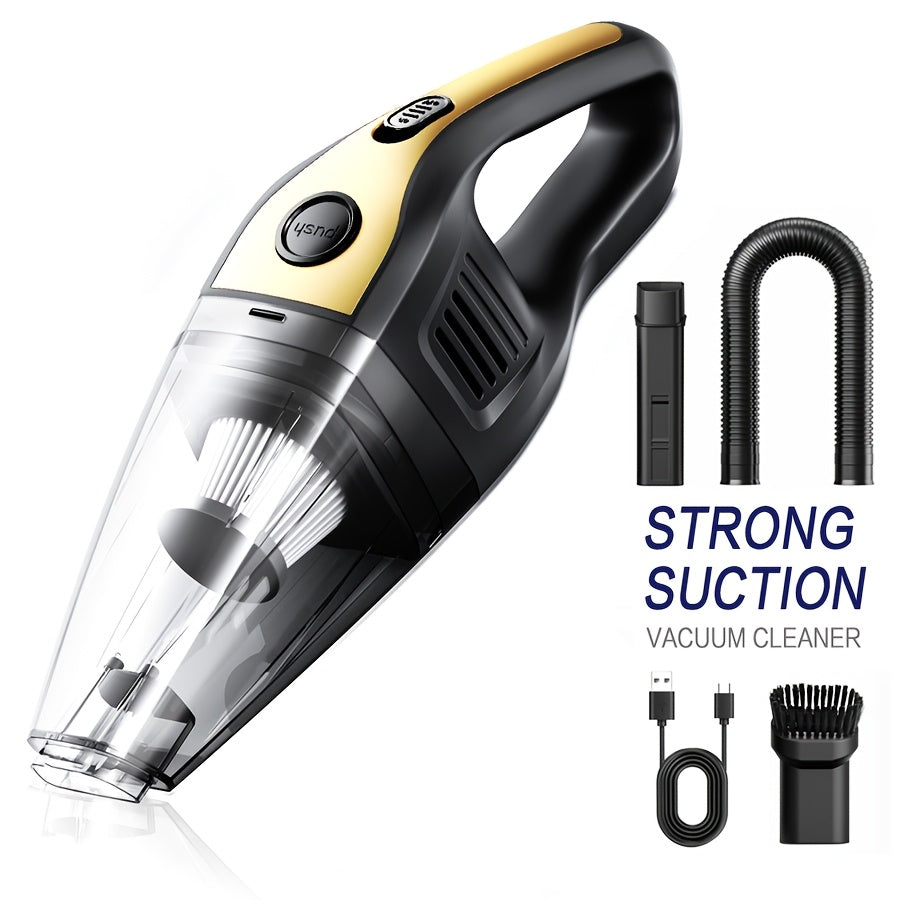 Cordless Handheld Vacuum Cleaner – Lightweight, Powerful Suction, Large Capacity & Rechargeable, Deep Cleaning for Home, Kitchen, Car & Office | 6 Colors