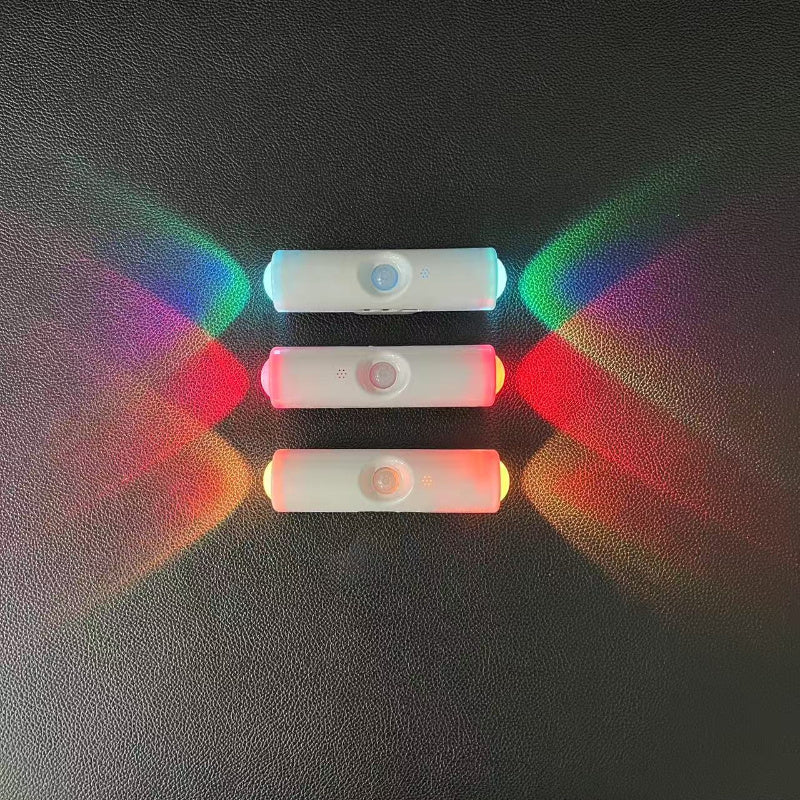 5-Pack Magnetic Dual-Head Wall Lamp 3-Color Adjustable Brightness Gradient Ambient Night Light – Flexible LED Wall Light for Bedroom, Hallway, Staircase & Office