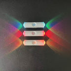 5-Pack Magnetic Dual-Head Wall Lamp 3-Color Adjustable Brightness Gradient Ambient Night Light – Flexible LED Wall Light for Bedroom, Hallway, Staircase & Office