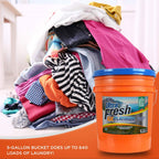 Ultra Fresh 6X Concentrated Liquid Laundry Detergent 5 Gallon with Pump, Up to 640 Loads HE Compatible All Machine Types, No Phosphates No Bleach, 4 Scent Options