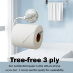 Bamboo Toilet Paper 24 Rolls 3-Ply – 300 Sheets Per Roll, Tree-Free, Septic-Safe, Hypoallergenic & BPA-Free, Soft & Tear-Resistant, Eco-Friendly Bamboo Tissue for Home, RV & Travel – Equals 48 Regular Rolls