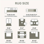 Sage Green Runner Rug Machine Washable Non-Slip - Boho Vintage Distressed Low Pile Flat Rug for Hallway Kitchen Entryway, Ultra-Thin Under-Door Fit, 11 Sizes