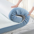 4 Inch Cooling Gel Memory Foam Mattress Topper with Removable Cover Twin Twin XL Full Queen Soft Breathable Bed Topper Pressure Relief