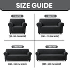 Spandex Stretch Sofa Cover Non-Slip Washable Couch Slipcover for 1 2 3 Seater Elastic Furniture Protector Pet & Kid Friendly Living Room Bedroom Home Decor