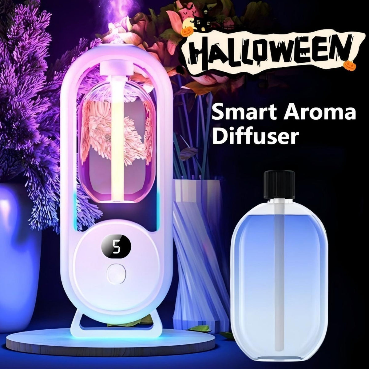 Hotel Spa Aromatherapy Diffuser Large Capacity Humidifier with Essential Oils 5 Settings Bedroom Living Room Yoga Room
