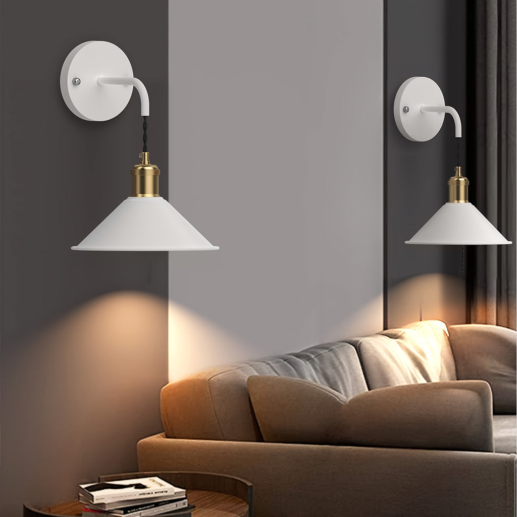 RGB Wireless Wall Sconce Set of 2 – Battery Operated Dimmable Wall Lamp with Remote, 13 Color Modes, Timer & Memory Function for Bedroom & Living Room