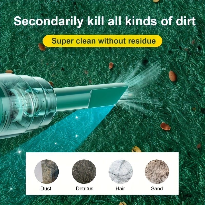 Handheld Vacuum Cleaner 5000Pa Portable Cordless Car Home Mini Vacuum Strong Suction for Car Interior Keyboard Pet Hair Dust