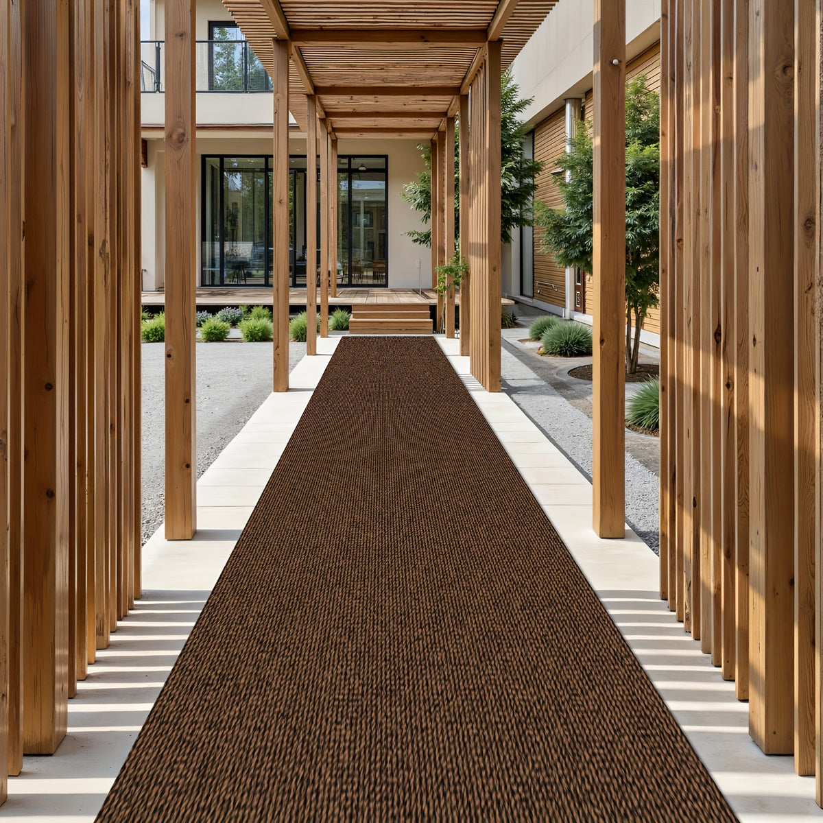 Non-Slip Long Runner Rug – 23.22" Wide, 4mm Thick Hallway Runner for Kitchen, Bathroom, Stairs & Entryway (Multiple Lengths & Colors)