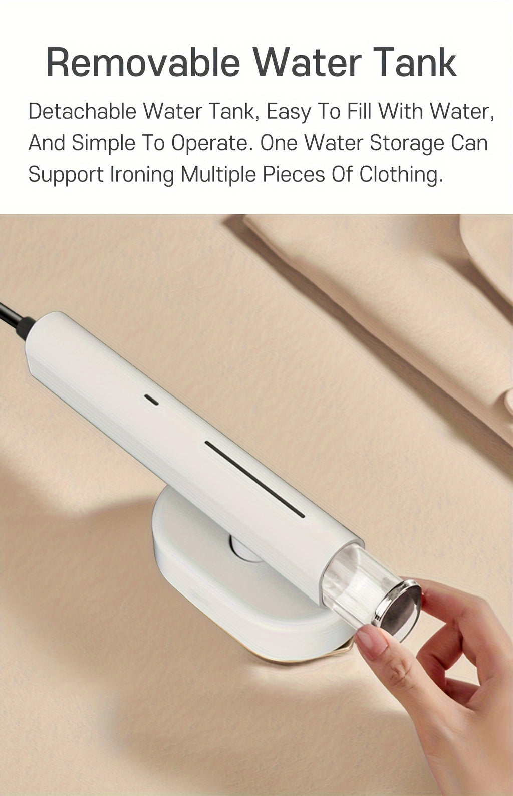 Handheld Garment Steamer 1200W – 10-Second Heat-Up, Horizontal & Vertical Steam, 70ml Refillable Tank, 20-Min Continuous Steam, Ceramic Nozzle, Compact Travel Steam Iron for Home Office Travel, Gray Red White Purple