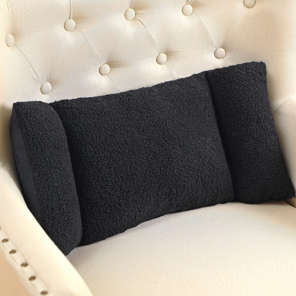 3-Section Adjustable Lumbar Support Pillow for Office Chair Sofa Bed Car Seat Ergonomic Back Cushion Hand Washable 5 Colors