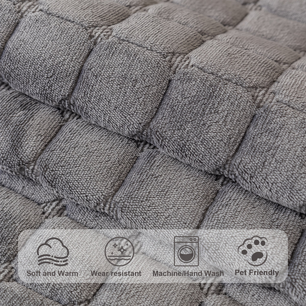 Short Plush Sofa Cover Soft Thick Pet Friendly All Season Sofa Protector Machine Washable for 1 2 3 4 Seater Living Room Bedroom Office Winter