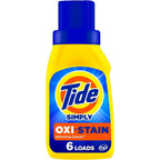 Tide Simply + Oxi Liquid Laundry Detergent Refreshing Breeze 10 fl oz Pack of 12 – OXI Boost Ultra Stain Remover HE Compatible