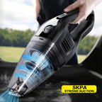 Cordless Handheld Vacuum Cleaner – Lightweight, Powerful Suction, Large Capacity & Rechargeable, Deep Cleaning for Home, Kitchen, Car & Office | 6 Colors