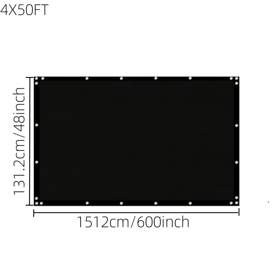 Fence Privacy Screen Multi-Size Heavy Duty HDPE Outdoor Shade Cloth with Cable Zip Ties – 4 5 6 7 8 ft Wide, 15–50 ft Long, Black